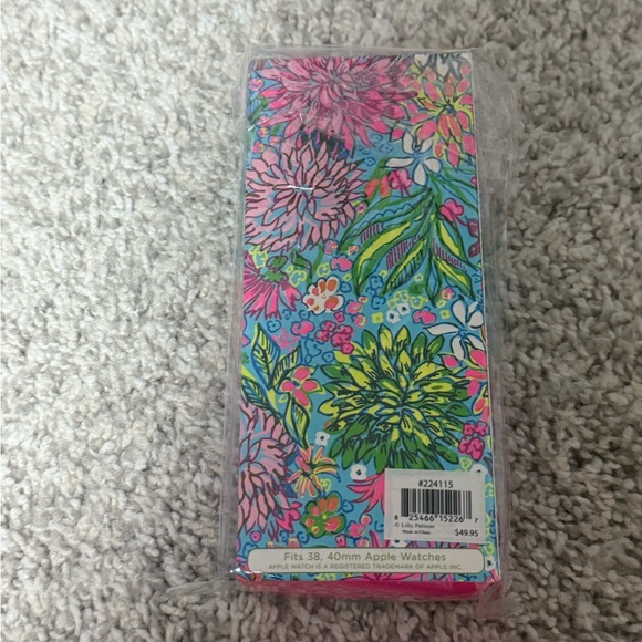 NWT Lilly Pulitzer Apple Watch Band in Walking on Sunshine - Picture 6 of 7